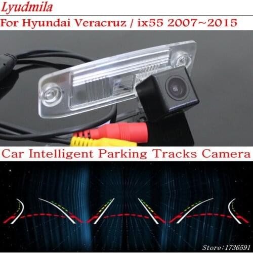 Lyudmila Car Intelligent Parking Tracks Camera FOR Hyundai Veracruz / ix55 2007~2015 Car Back up Reverse Camera Rear View Camera