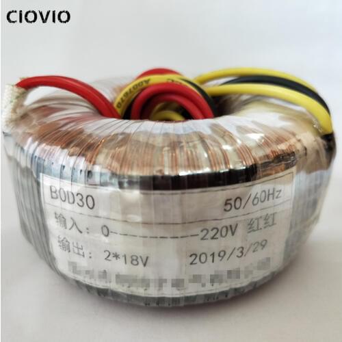 CIOVIO 100w 150w 200w 300w 500w 1600w Ring Transformer Toroidal Transformer Power Amplifier Transformer Dual 6V 7V 15V 17V 24V