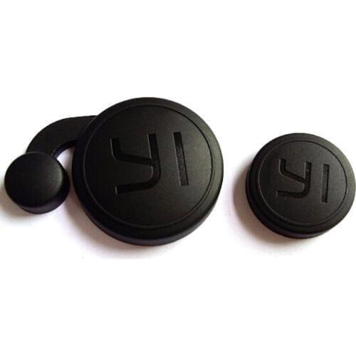 LBKAFA 2pcs/lot For Xiao Yi Waterproof Case Cover + Lens Cover Len Cap Set For Original Xiaomi Yi Camera Accessories Xiaoyi