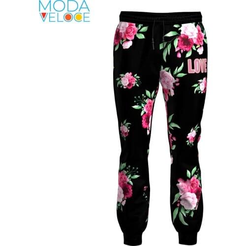 3d print Floral Tropic Exotic Hibiscus 2021 New Men Joggers Casual Men Sweatpants Gray Joggers Homme Trousers