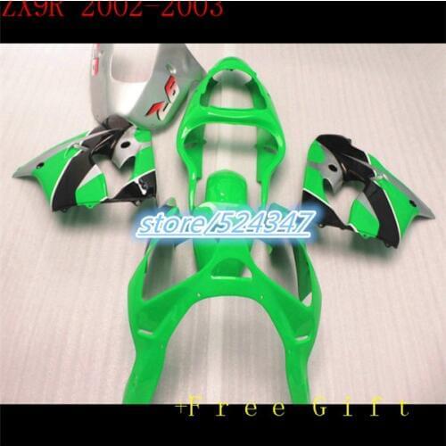 100% of cheap selling motorcycles from repsol For Ninja ZX9R 02-03 kawasaki Ninja ZX9R green fairing body black part three