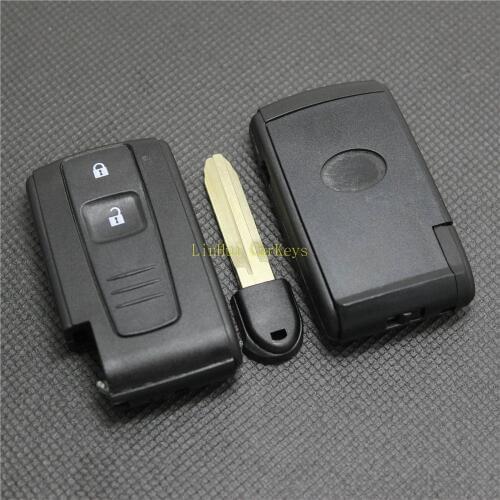 PINECONE Key Case for TOYOTA PRIUS 2004-2009 COROLLA VERSO CAMRY Key 3 Buttons Remote Smart Key Shell Cover With Uncut Blade 1PC