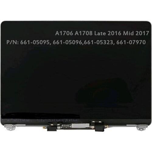 Laptop Full Screen Assembly For MacBook PRO 13.3" Retina A1706 A1708 661-05095 2560x1600 Space Gray