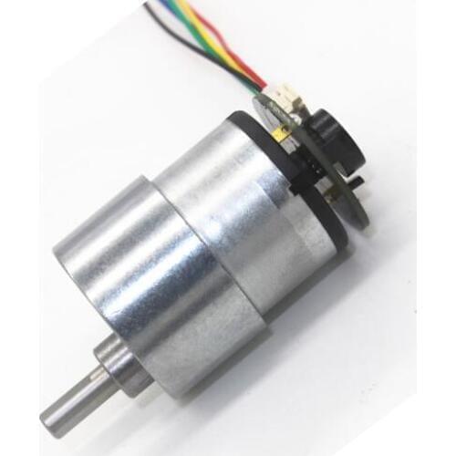 DC geared motor JGB37-520 with coded Hall encoder, self-balancing dolly motor