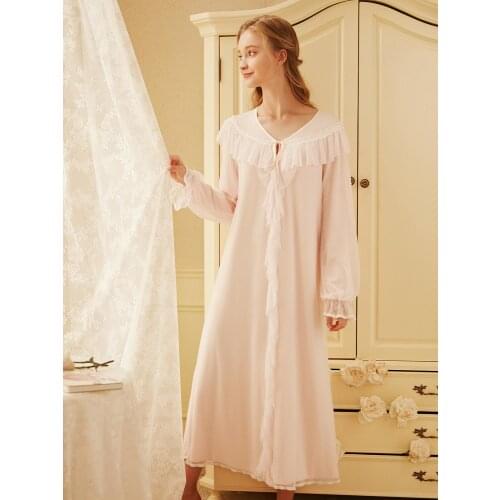 Женские длинные ночные сорочки Rose Tree China At AliExpress