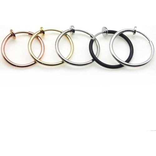 Earring Clips non Pierced Ear Clips for women men without piercing Ear lip nose clip DIY Earring Component for Jewelry Making