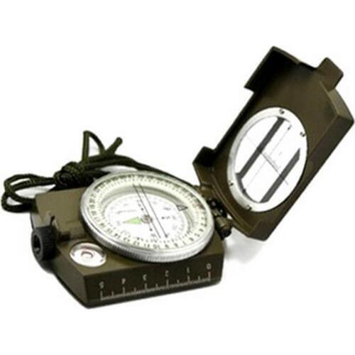 Folding Copper Mountaineering Compass Luminous Multifunction Military Fans Compass Outdoor Exploration Pocket Compass