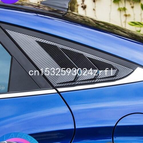 For hyundai LA FESTA 2019 Special rear window triangle decoration rear window air outlet for rear window