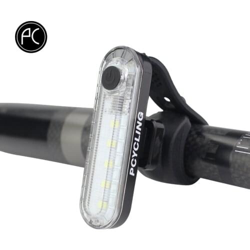 PCycling Bicycle Light COB LED Front Light Taillight Waterproof 4 Modes MTB Road Bike Safety Warning Light USB Charge Light