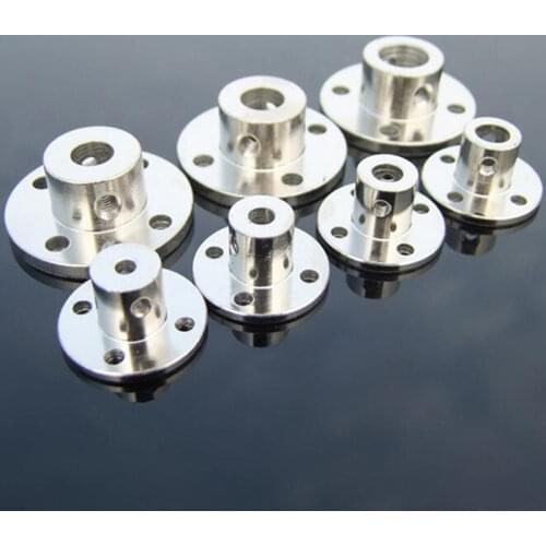 3/3.17/4/5/6/7/8/10/11/12/14mmmm Rigid Flange Coupling Motor Guide Shaft Coupler Motor Connector Shaft Axis Bearing Fittings