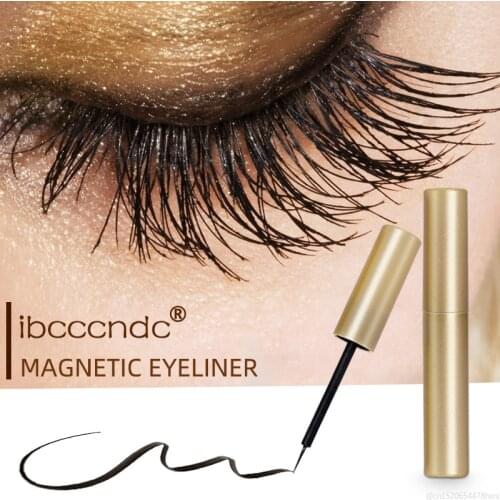 1PCS Magnetic Liquid Eyeliner Easy Wear Long-lasting Waterproof Eye Liner Magnets Eyelashes Fast Drying Makeup Cosmetics TSLM2