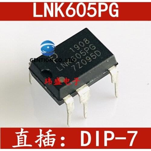 10PCS Power supply chip LNK605PG LNK605 DIP-7 7 feet in stock 100% new and original