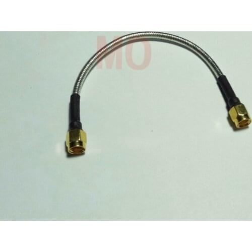 20PCS Cable RG402 RP-SMA Male to RP-SMA Male Pigtail Semi-rigid New