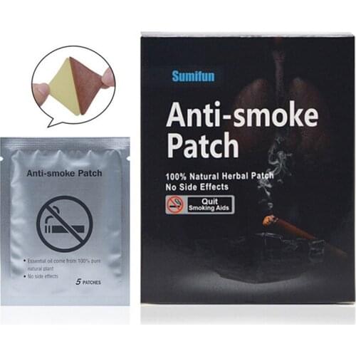 35pcs/lot Anti Smoke Stop 100% Natural Ingredient Smoking Patch for Smoking Cessation Patch Quit Smoking Patch Health Care