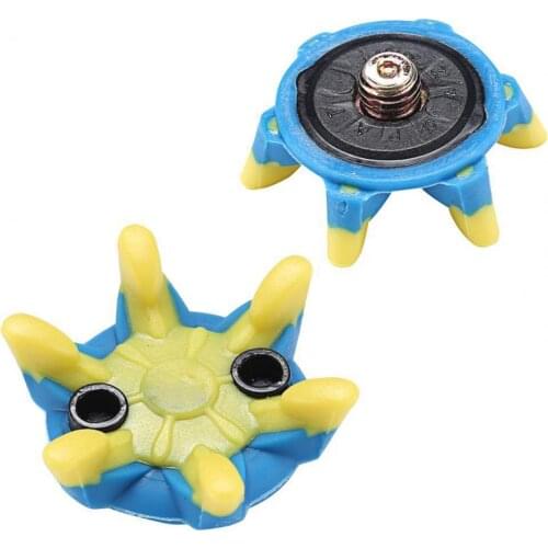 5Pcs Cleats Portable Easy Installation Lightweight Harmless Moon Pattern Short Teeth Golf Shoes Spikes for Outdoor Sports