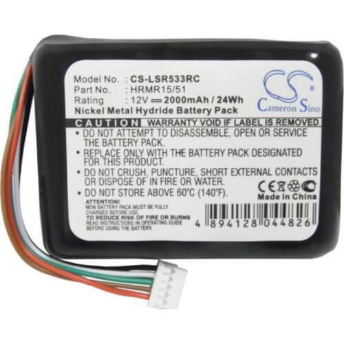 Cameron Sino 2000mAh battery for LOGITECH Squeezebox Radio 533-000050 HRMR15/51 NT210AAHCB10YMXZ Remote Control Battery
