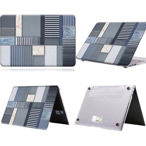 Blue Grey Pattern Anti-slip Laptop Case For MateBook 13/13 AMD Ryzen/14/D14/D15/X 2020/X Pro/Pro 16.1/Honor MagicBook 14/15