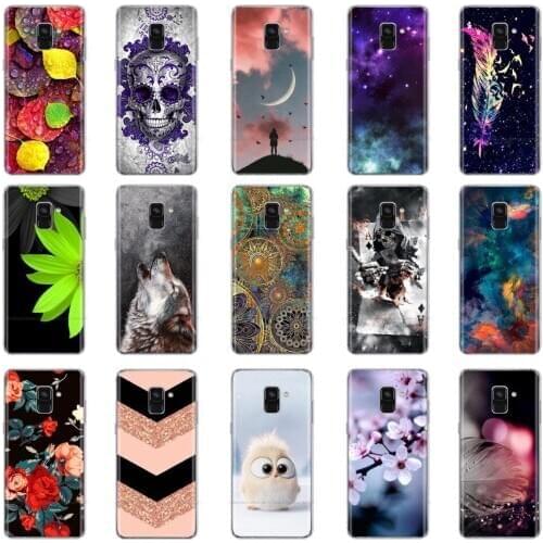 Fundas For Cases Samsung Galaxy A8 2018 Case Samsung A8 A 8 Plus 2018 Cover Soft Silicone TPU Phone Case Coque Protector Bumper