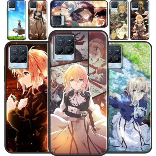 Violet Evergarden Anime For OnePlus Nord 2 8 9 Pro 8T 9R Phone Case For OPPO Realme 8 7 6 Q3 Pro GT C3 C21 Cover