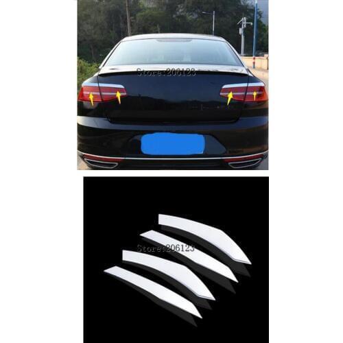 For 2016 2017 2018 VW passat b8 sendan European Version rear light lamp sticker trim strip matte