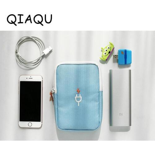 Travel accessories portable protective cover for charger headset USB men and women multi-function application Data line package