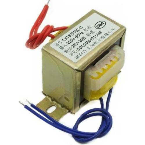 E57-20W Power Transformer DB-20VA 20W 220V to 20V 1A AC 20V Transformer Isolation