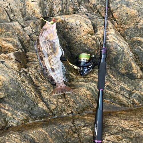 JEKEKU NEW Cabon Casting Fishing Rod L/M/ML/MH 1.98m 2.13m 2.28m Casting Rod Carbon Spinning Fishing Rod Rock Fishing Rod Tackle