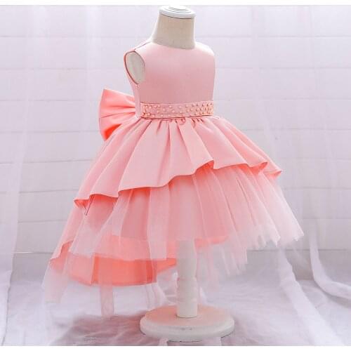 Summer Dress for Girl Baby Baptism Gown 1st Year Birthday Dress Party Wedding Girl Baby Clothing Toddler Clothes Infant Vestidos