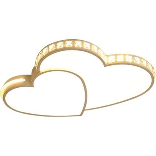 NEW Modern LED Chandeliers Heart Shape For Living Room Bedroom Dining Room Dimming Fixture Chandelier Ceiling Lamp