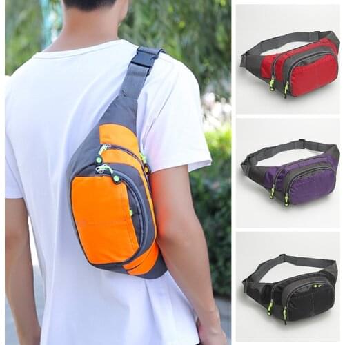 New Outdoor Crossover Running Tactics Chest Pack Mobile Phone Bag Men And Women Multifunctional Mobile Phone Belt