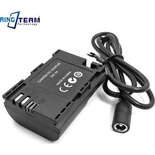 New DR-E6 DC Coupler LPE6 Fake Battery for Canon EOS 5D Mark IV III II 5D4 5DS 5DS R 6D 7D 7D Mark II 60D 60Da 70D 80D Camera