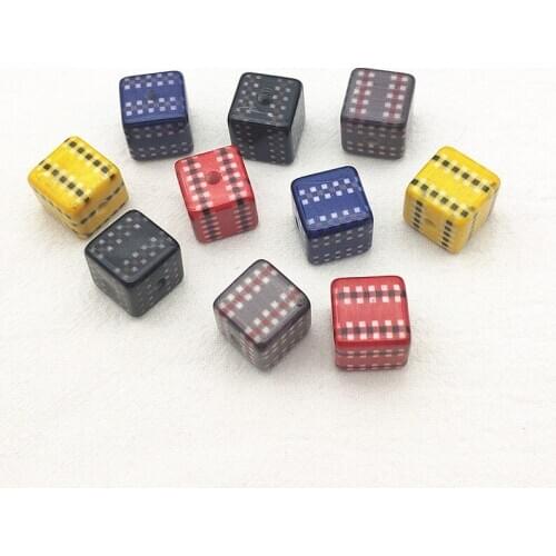 New arrival! Mix color 16mm 50pcs Acrylic Six-sided cube beads for earrings,Earring parts,jewelry findings