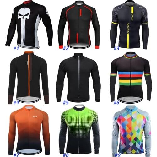 New Style! 2021 Pro team Cycling Jersey Long Sleeve Bicycle Clothing MTB Bike Jacket Sportswear Bike Clothes For Mans Top