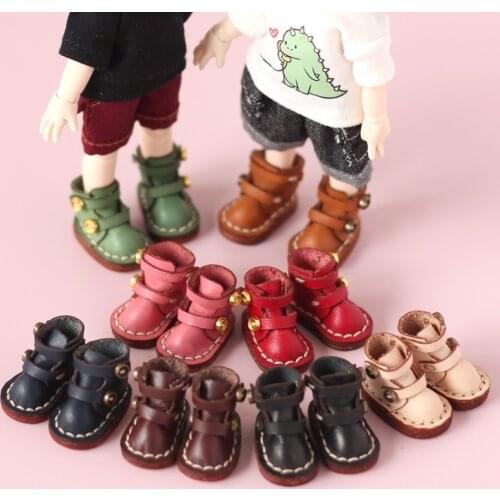 Ob11 baby shoes Italy hand-made cow shoes Holala boots Body9 somatic GSC DDF doll shoes