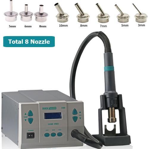 QUICK 861DW heat gun 1000W lead-free hot air desoldering station microcomputer temperature Hot Air control Rework Station