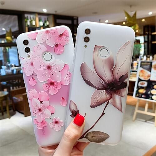 3D Relief Floral Phone Case For Samsung Galaxy A10 A20 A20E A30 A40 A50 A70 A10 A31 A51 S10 Plus S10E Silicon Cover soft Cases