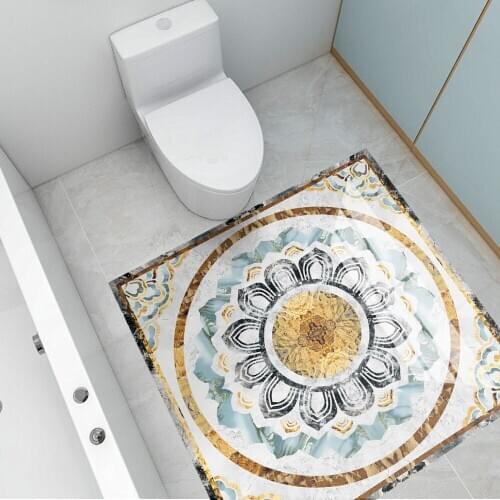 Parquet floor stickers European-style corridor entrance living room tile stickers thick waterproof and wear-resistant floor stic