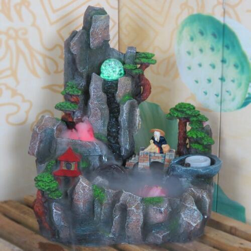 Lucky Feng Shui wheel crafts home decorations living room Bonsai rockery water fountain humidifier creative ornaments