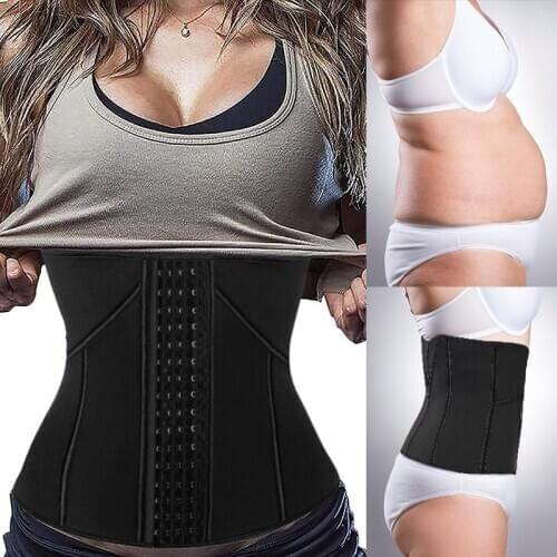 Women Neoprene Sauna Waist Trainer Corset Sweat Belt for Women Weight Loss Compression Trimmer Workout Fitness Faja Shapewear