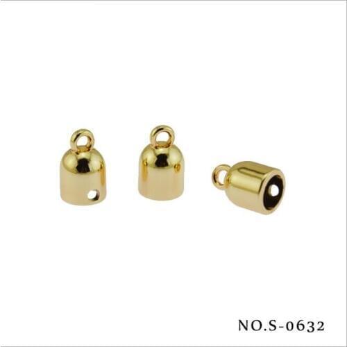 10 PCS / lot) handbags bag hardware accessories high-end tassel hat bell buckle 7mm metal accessories