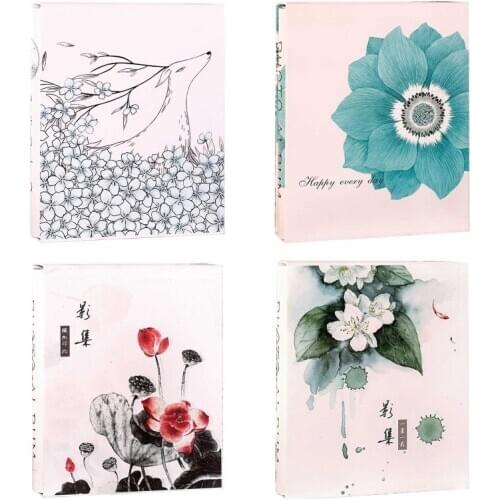 6 Inch Photo Album 200 Pockets Interstitial Scrapbook Paper Picture Storage Baby QX2E