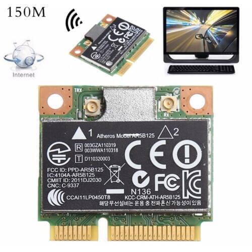 Atheros AR5B125 Mini PCI-E 802.11 a/b/g/n 150Mbps Wireless card