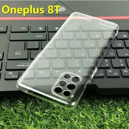 For OnePlus 8T Case Hard PC Slim Transparent protective Back Cover Case for one plus 8t oneplus8T 1+8T Clear phone shell