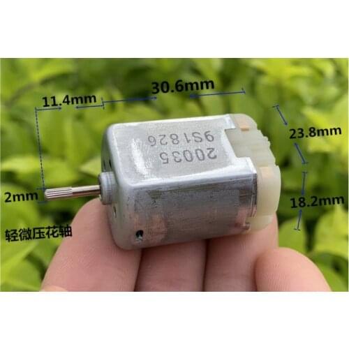 AZGIANT 1PCS DC12V Carbon Brush Electric Car Central Control Door Lock Engine Motor For Johnson 20035 9S1826 Diy Parts