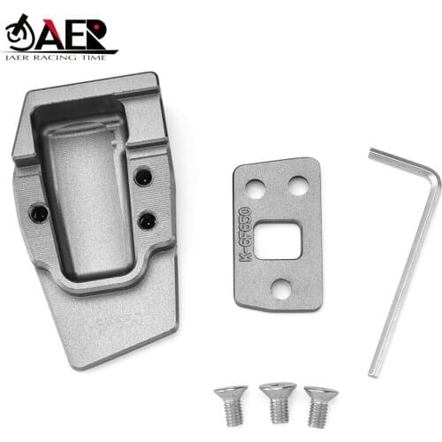 JAER Motorcycle Foot Brake Lever Enlarger Rear Brake Lever Extension Plate for Kawasaki NINJA650 ER6F 2012-2016