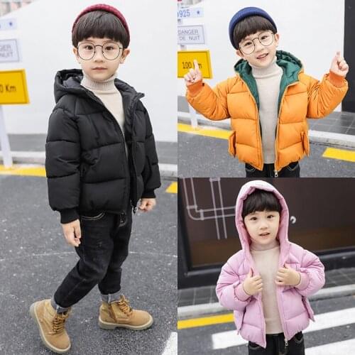 Jacket For Baby Girl Boys Cute Coat Autumn Winter Jacket Infant Baby Warm Outerwear Coat Children Hooded Cotton-padded Clothes