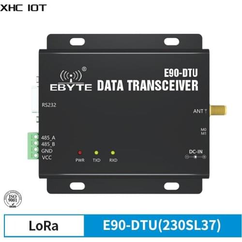 LoRa SX1262 SX1268 230MHz LoRa 5W 37dBm RSSI Relay Radio Modem Wireless Transceiver RS232 RS48514.4Km E90-DTU(230SL37)