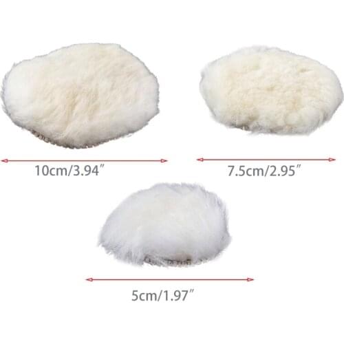 Polishing Wool Ball Glaze Sealing Machine Waxing Machine Auto Supplies Soft Wool Polisher Bonnet for Cars Glass Stone