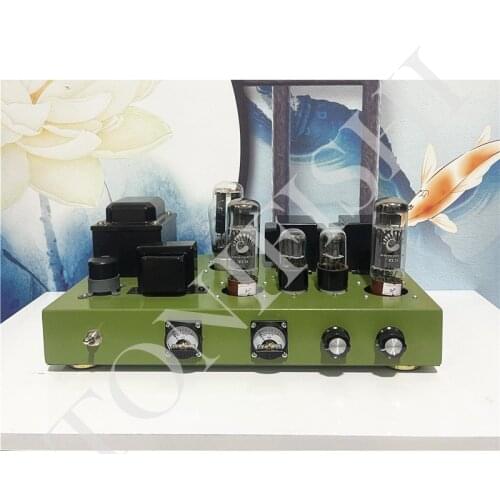 6H9C EL34 2x10w high-power fever tube amplifier, DIY kit or finished product, single-ended Class A amplifier