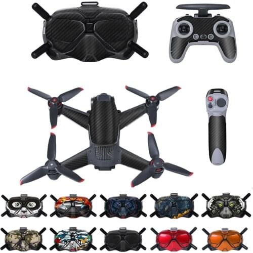 PVC Sticker Kit for DJI FPV Combo,Drone Stickers Set for DJI FPV Drone Fly More Combo Accessories